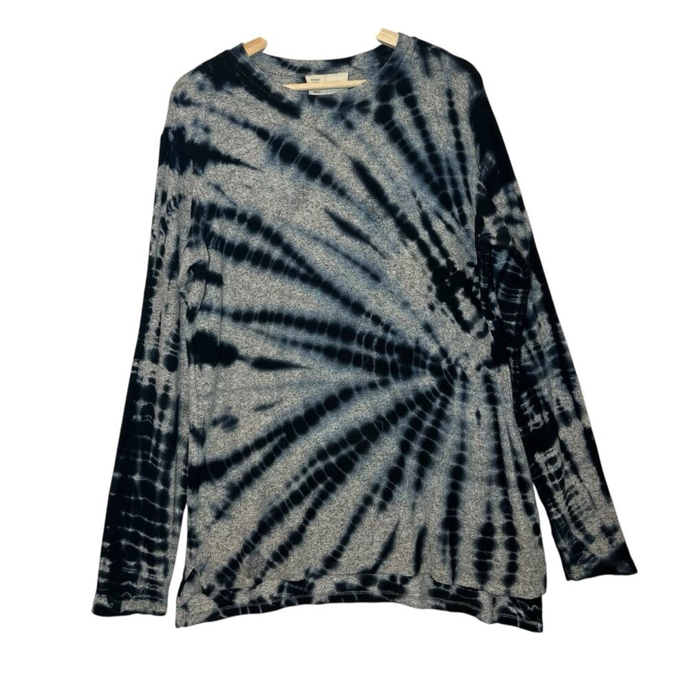 Anthropologie Sweater Medium Size Women’s Saturday Sunday Blue Tie Dye Tunic Top
